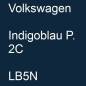 Preview: Volkswagen, Indigoblau P. 2C, LB5N.